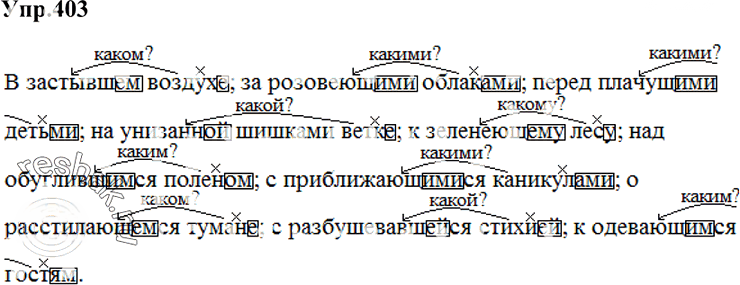 Иллюстрация к решению «Упр.403 ГДЗ Разумовская Львова 6 класс (Русский язык)», 3