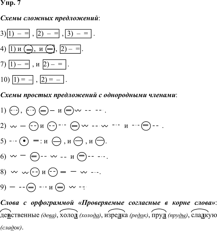 Иллюстрация к решению «Упр.7 Страницы 171-175 ГДЗ Дидактические материалы Ладыженская Аксенова 5 класс (Русский язык)», 1