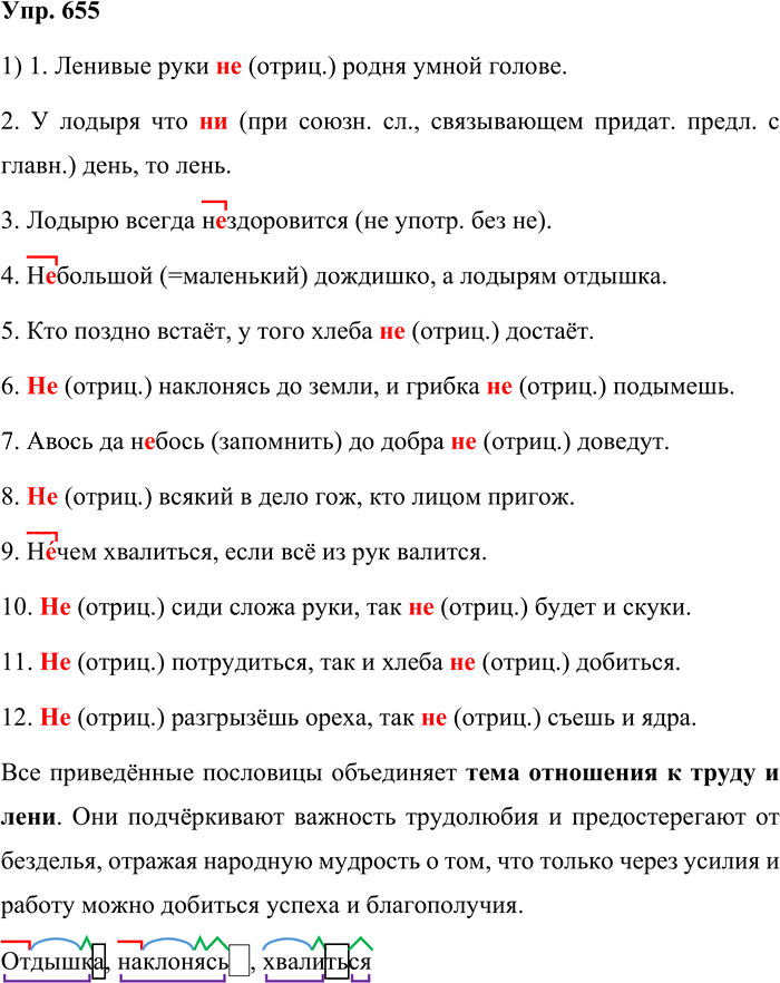 Иллюстрация к решению «Упр.655 Часть 2 ГДЗ Львова Львов 7 класс (Русский язык)», 1