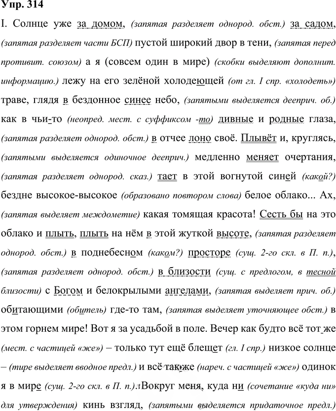 Иллюстрация к решению «Упр.314 ГДЗ Рыбченкова Александрова 10-11 класс (Русский язык)», 1