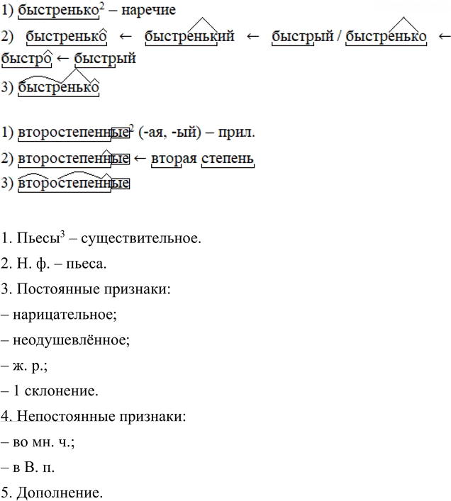 Иллюстрация к решению «Упр.11 Глава 3 ГДЗ Шмелев 9 класс (Русский язык)», 3