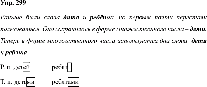 Иллюстрация к решению «Упр.299 Часть 1 ГДЗ Соловейчик 4 класс (Русский язык)», 1