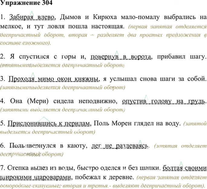 Иллюстрация к решению «Упр.304 Часть 1 ГДЗ Гольцова 10-11 класс (Русский язык)», 1
