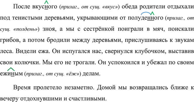 Иллюстрация к решению «Упр.228 Часть 1 ГДЗ Быстрова Кибирева 7 класс (Русский язык)», 4
