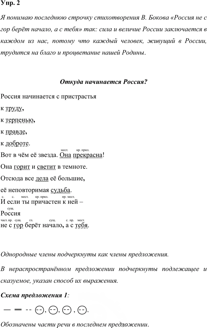 Иллюстрация к решению «Упр.2 Страницы 165-168 ГДЗ Дидактические материалы Ладыженская Аксенова 5 класс (Русский язык)», 1