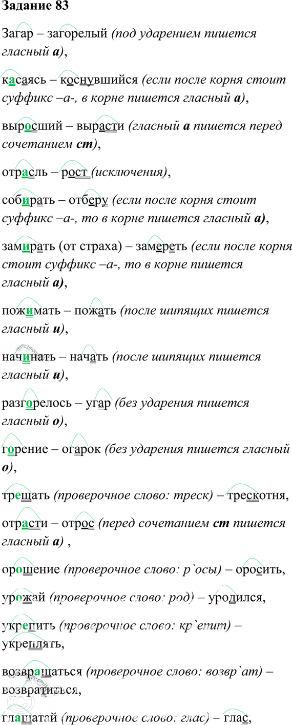 Иллюстрация к решению «Упр.83 ГДЗ Власенков 10-11 класс (Русский язык)», 1