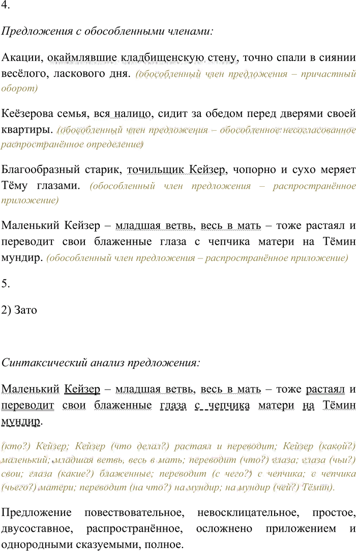 Иллюстрация к решению «Упр.111 ГДЗ Гусарова 11 класс (Русский язык)», 3