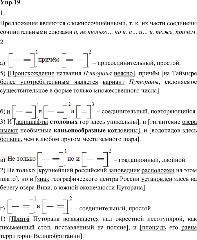 Иллюстрация к решению «Упр.19 Глава 2 ГДЗ Шмелев 9 класс (Русский язык)», 1