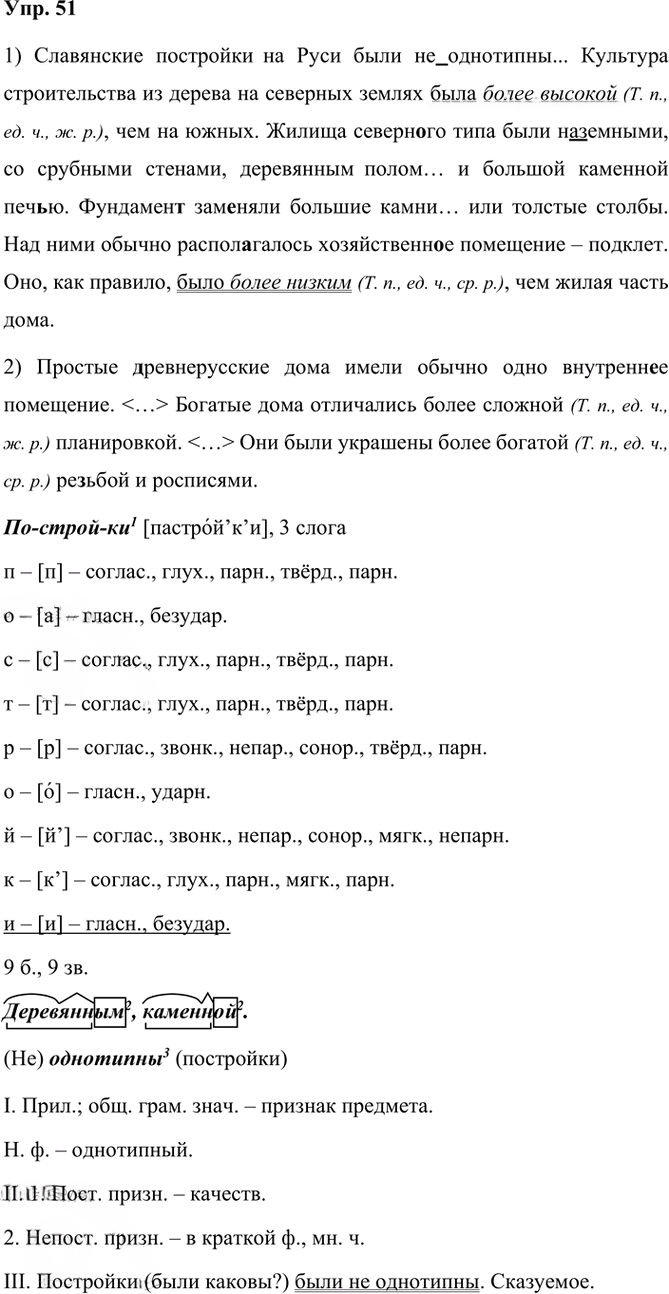 Иллюстрация к решению «Упр.51 Часть 2 ГДЗ Рыбченкова Александрова 6 класс 2023 года (Русский язык)», 1