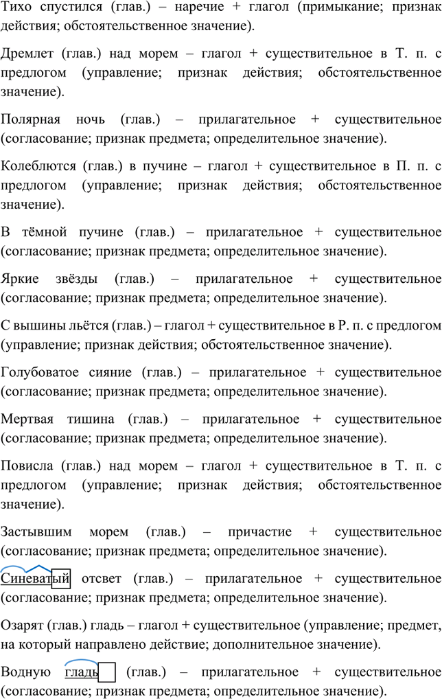 Иллюстрация к решению «Упр.104 ГДЗ Бархударов 8 класс (Русский язык)», 3