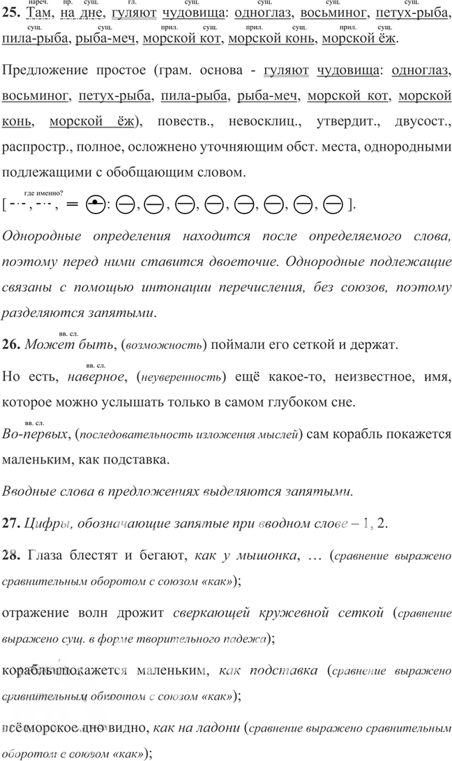 Иллюстрация к решению «Упр.168 Часть 2 ГДЗ Быстрова Кибирева 8 класс (Русский язык)», 8