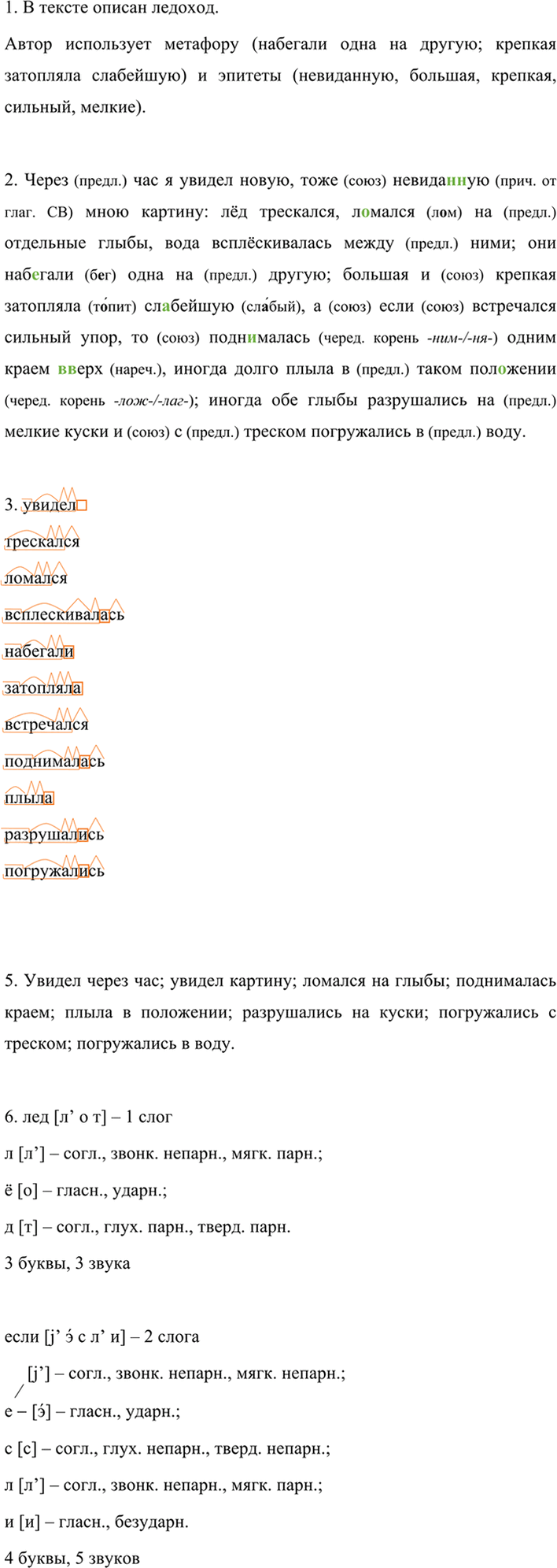 Иллюстрация к решению «Упр.586 ГДЗ Разумовская Львова 7 класс (Русский язык)», 5