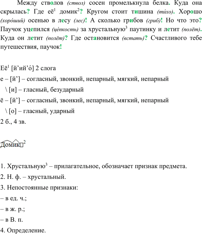Иллюстрация к решению «Упр.160 ГДЗ Ладыженская Баранов 5 класс (Русский язык)», 2