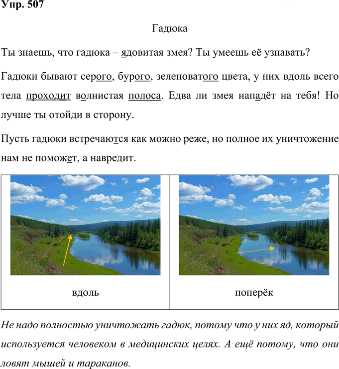 Иллюстрация к решению «Упр.507 Часть 2 ГДЗ Соловейчик 4 класс (Русский язык)», 1