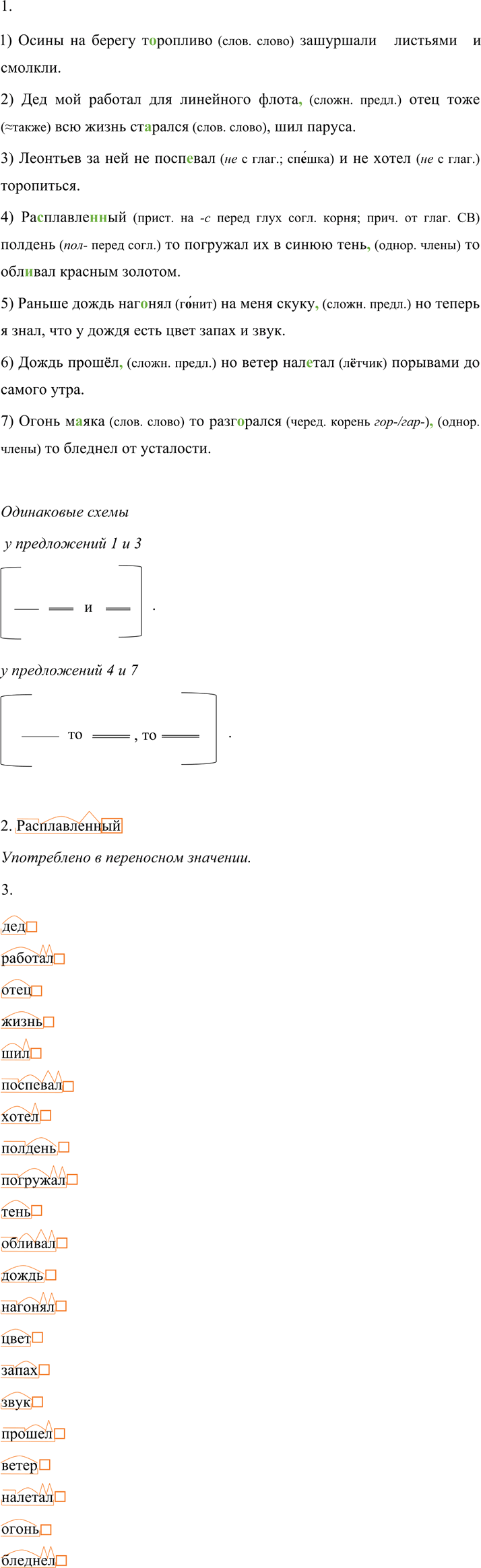 Иллюстрация к решению «Упр.531 ГДЗ Разумовская Львова 7 класс (Русский язык)», 1
