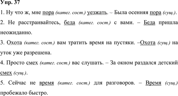 Иллюстрация к решению «Упр.37 Глава 3 ГДЗ Шмелев 7 класс (Русский язык)», 1