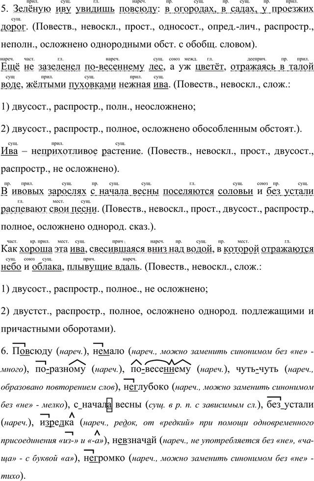 Иллюстрация к решению «Упр.14 Часть 1 ГДЗ Быстрова Кибирева 8 класс (Русский язык)», 2