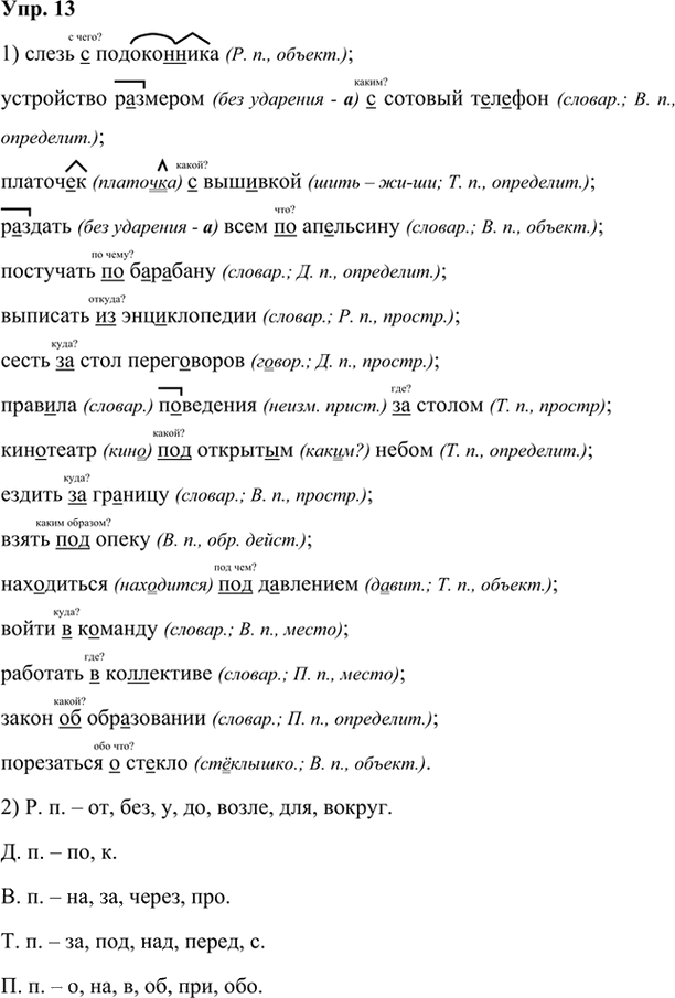 Иллюстрация к решению «Упр.13 Глава 4 ГДЗ Шмелев 7 класс (Русский язык)», 1