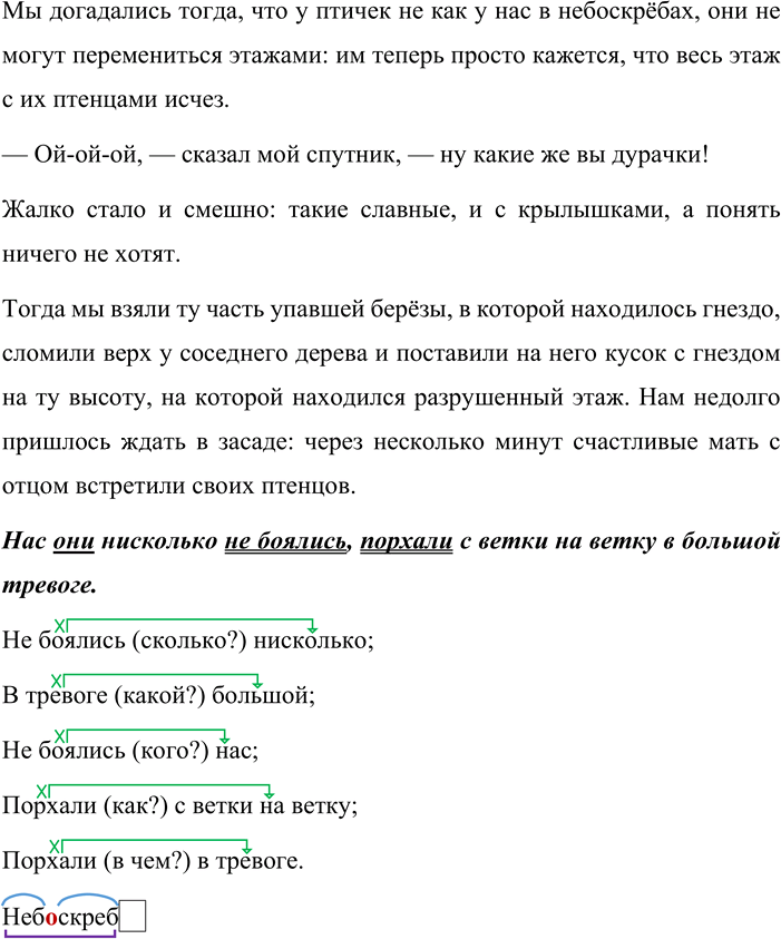 Иллюстрация к решению «Упр.254 Часть 2 ГДЗ Репкин Восторгова 4 класс (Русский язык)», 2