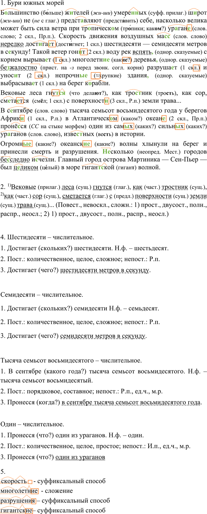 Иллюстрация к решению «Упр.123 ГДЗ Разумовская Львова 7 класс (Русский язык)», 2