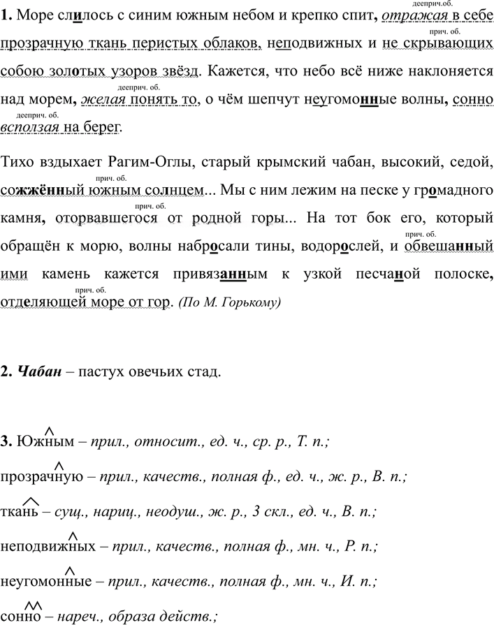 Иллюстрация к решению «Упр.296 ГДЗ Разумовская Львова 7 класс (Русский язык)», 2