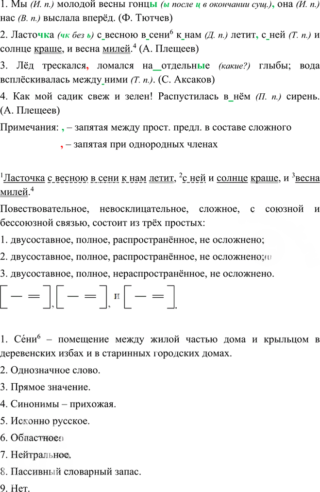 Иллюстрация к решению «Упр.488 ГДЗ Ладыженская Баранов 6 класс (Русский язык)», 4