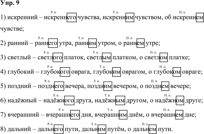 Иллюстрация к решению «Упр.9 Страницы 124-130 ГДЗ Дидактические материалы Ладыженская Аксенова 5 класс (Русский язык)», 1