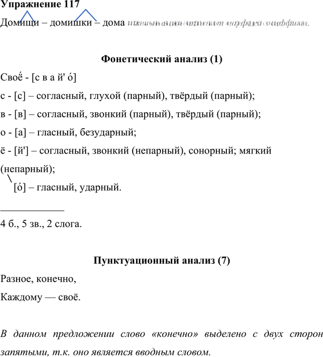 Иллюстрация к решению «Упр.117 ГДЗ Лидман-Орлова Пименова 6 класс (Русский язык)», 1