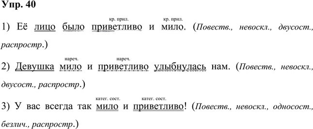 Иллюстрация к решению «Упр.40 Часть 2 ГДЗ Быстрова Кибирева 8 класс (Русский язык)», 1