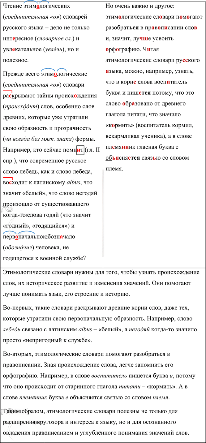 Иллюстрация к решению «Упр.128 Часть 1 ГДЗ Рыбченкова Александрова 6 класс 2023 года (Русский язык)», 2