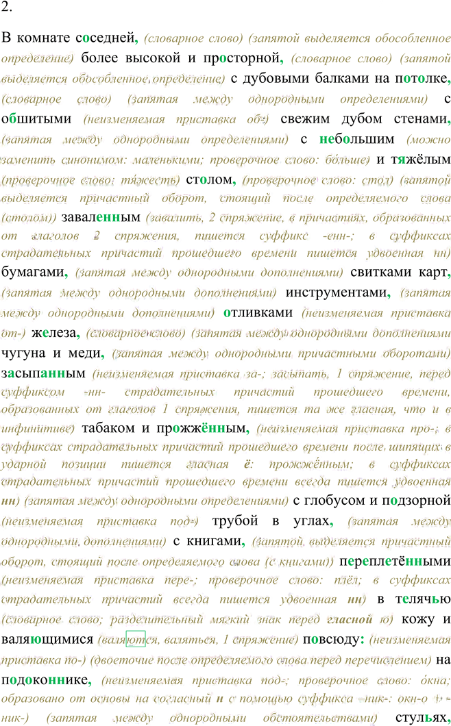 Иллюстрация к решению «Упр.170 ГДЗ Пименова Еремеева 7 класс (Русский язык)», 2