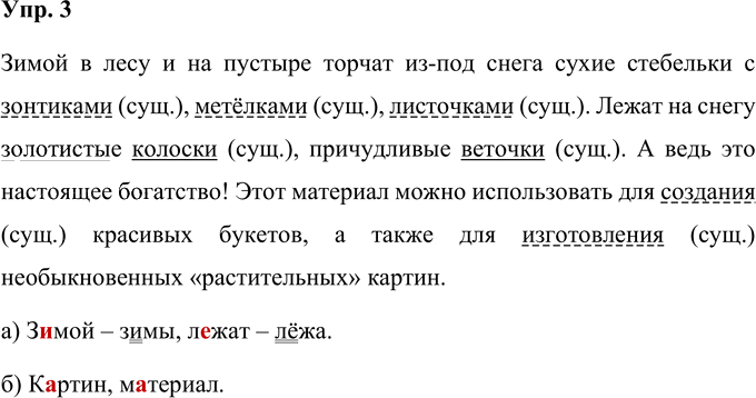 Иллюстрация к решению «Упр.3 Проверочные работы Глава 3 Часть 1 ГДЗ Желтовская Калинина 4 класс (Русский язык)», 1
