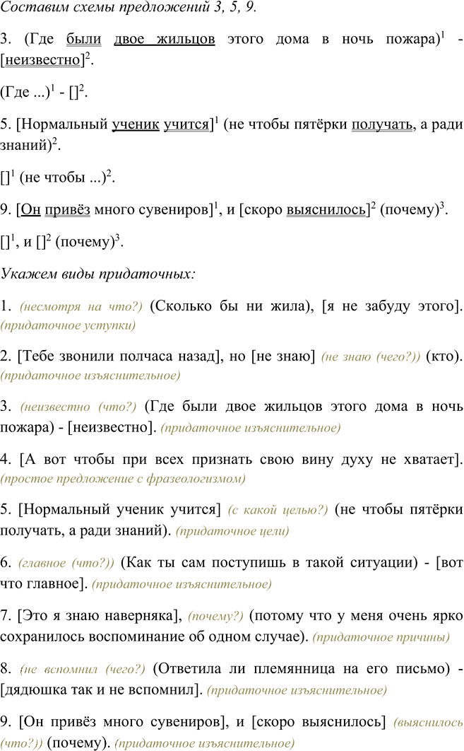 Иллюстрация к решению «Упр.107 Глава 3 ГДЗ Шмелев 9 класс (Русский язык)», 4
