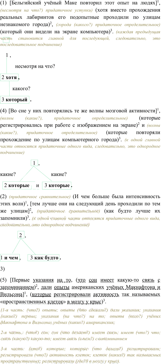 Иллюстрация к решению «Упр.99 Глава 3 ГДЗ Шмелев 9 класс (Русский язык)», 5