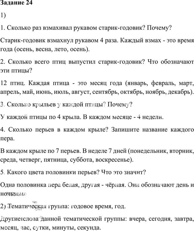 Иллюстрация к решению «Упр.24 Глава 4 ГДЗ Шмелев 6 класс (Русский язык)», 1