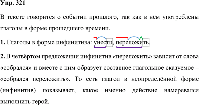 Иллюстрация к решению «Упр.321 Часть 2 ГДЗ Рыбченкова Александрова 5 класс (Русский язык)», 1