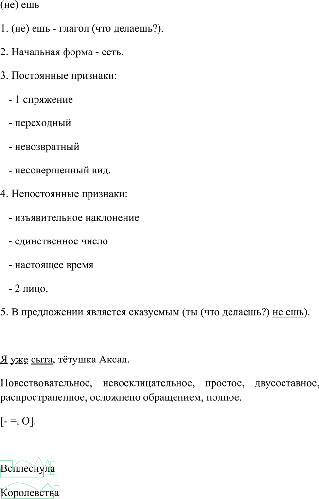 Иллюстрация к решению «Упр.14 Глава 8 ГДЗ Шмелев 6 класс (Русский язык)», 3