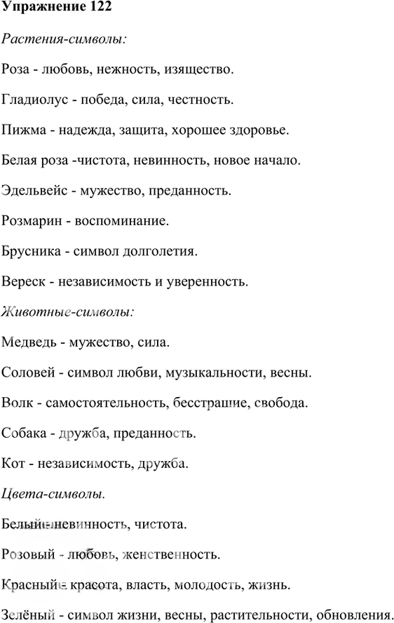 Иллюстрация к решению «Упр.122 Глава 4 ГДЗ Шмелев 5 класс (Русский язык)», 1