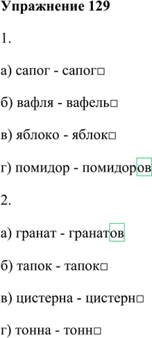 Иллюстрация к решению «Упр.129 Глава 3 ГДЗ Шмелев 8 класс (Русский язык)», 1