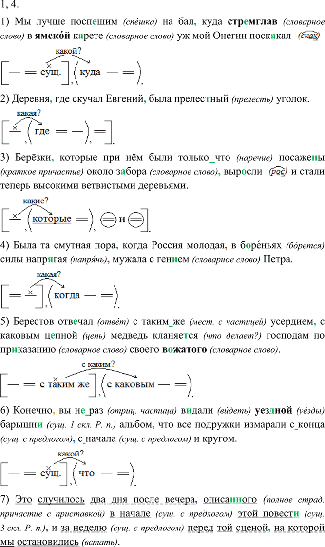 Иллюстрация к решению «Упр.124 ГДЗ Разумовская 9 класс (Русский язык)», 2