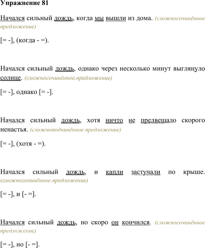 Иллюстрация к решению «Упр.81 ГДЗ Рыбченкова Александрова 9 класс (Русский язык)», 1