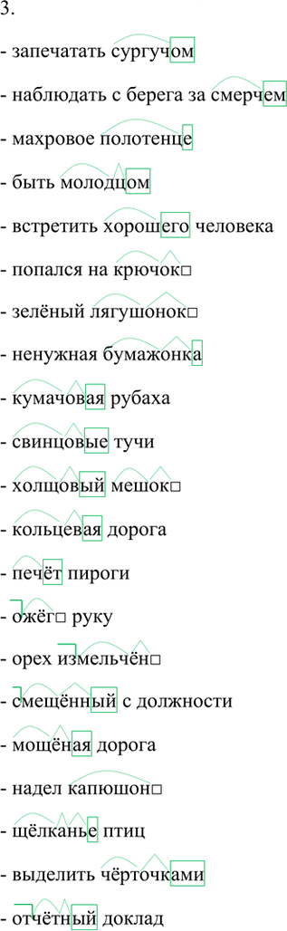 Иллюстрация к решению «Упр.16 ГДЗ Рабочая тетрадь Разумовская 7 класс (Русский язык)», 6