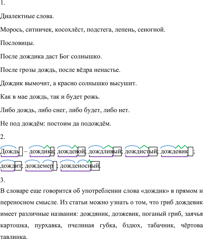 Иллюстрация к решению «Упр.158 ГДЗ Разумовская Львова 6 класс (Русский язык)», 1