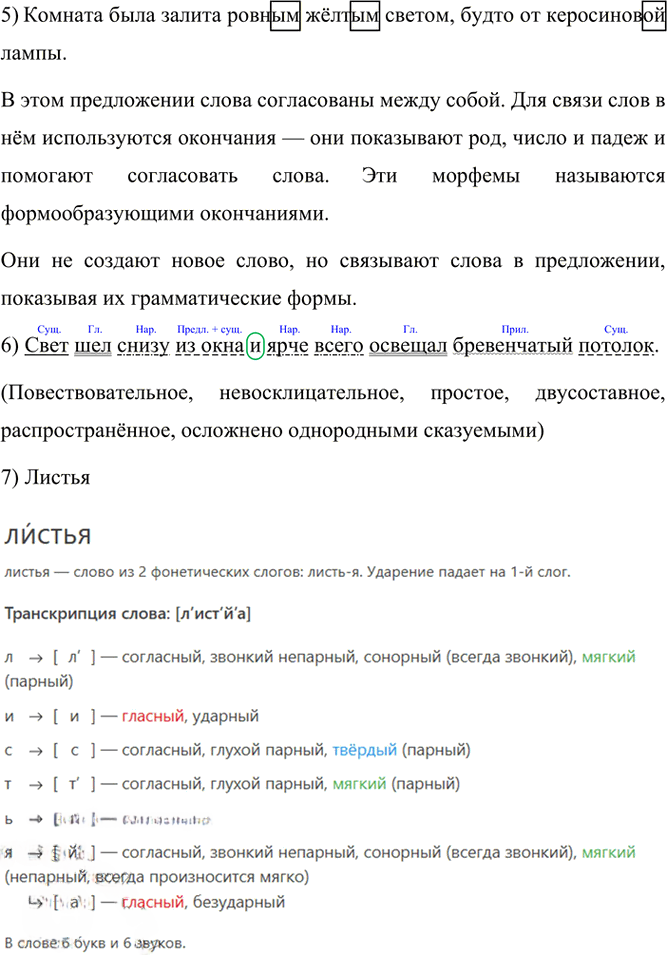Иллюстрация к решению «Упр.245 Часть 1 ГДЗ Рыбченкова Александрова 6 класс 2023 года (Русский язык)», 2