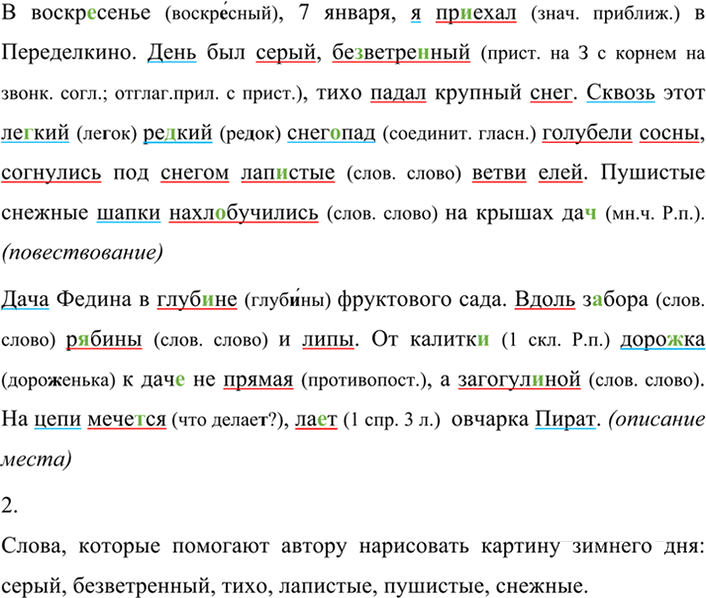 Иллюстрация к решению «Упр.18 ГДЗ Разумовская Львова 7 класс (Русский язык)», 2