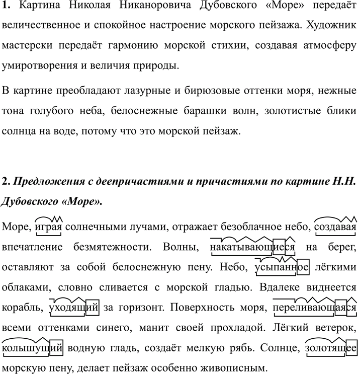 Иллюстрация к решению «Упр.308 ГДЗ Разумовская Львова 7 класс (Русский язык)», 1