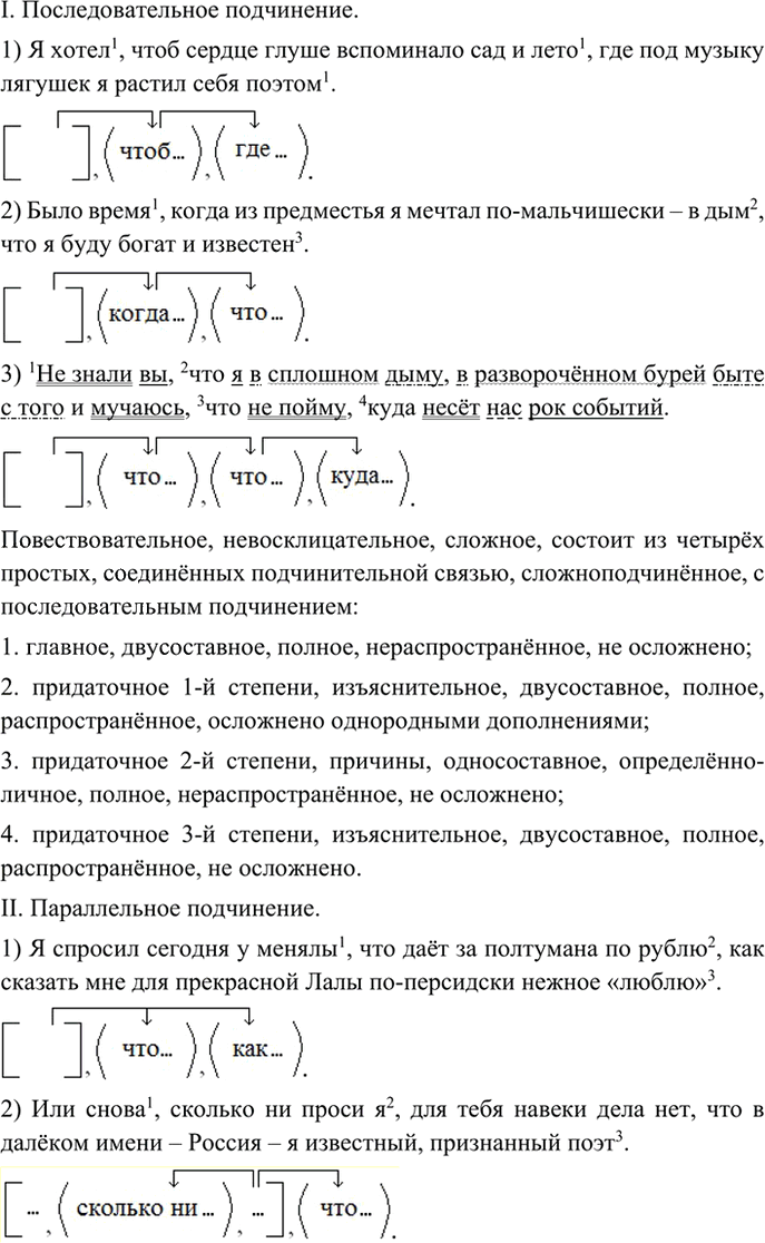 Иллюстрация к решению «Упр.235 ГДЗ Бархударов 9 класс (Русский язык)», 3