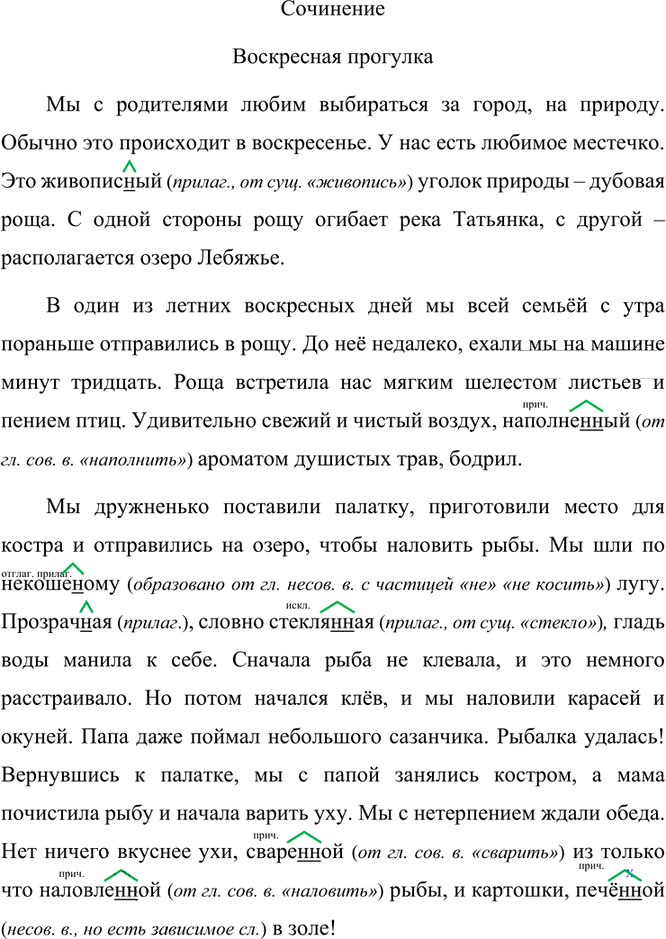 Иллюстрация к решению «Упр.228 Часть 1 ГДЗ Быстрова Кибирева 7 класс (Русский язык)», 3