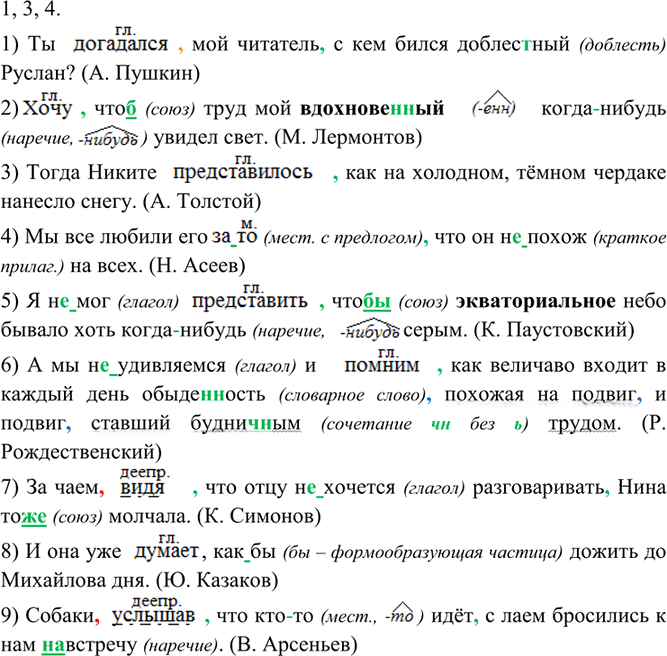 Иллюстрация к решению «Упр.141 ГДЗ Разумовская 9 класс (Русский язык)», 2