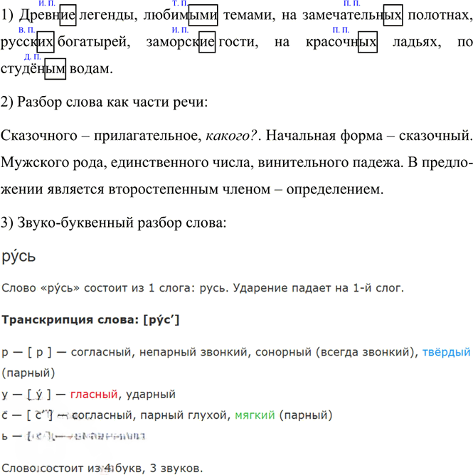 Иллюстрация к решению «Упр.84 Часть 2 ГДЗ Канакина Горецкий 4 класс (Русский язык)», 6